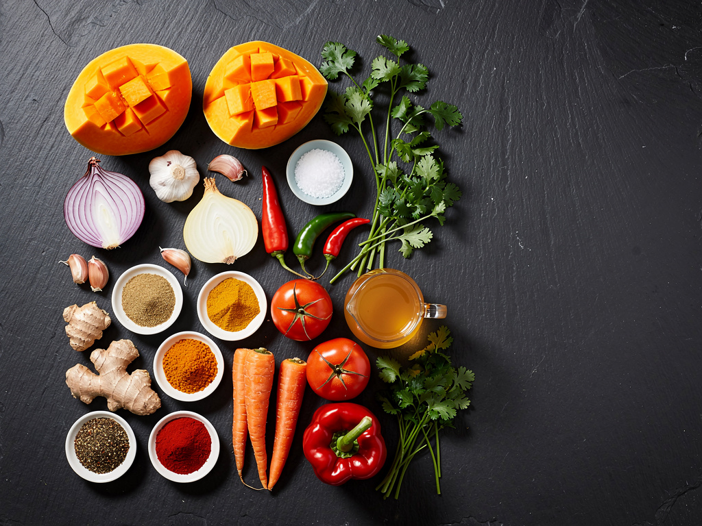 Fresh ingredients gathered and ready for this recipe.