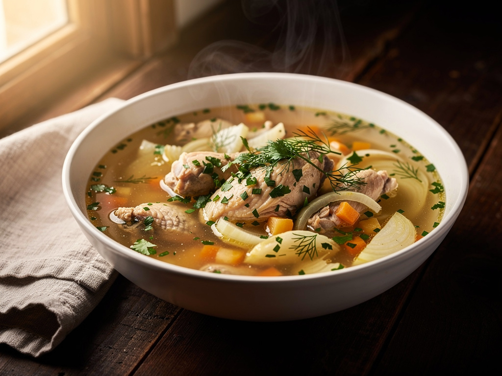 Chicken Soup with Fennel