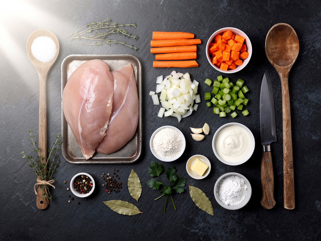 Fresh ingredients gathered and ready for this recipe.