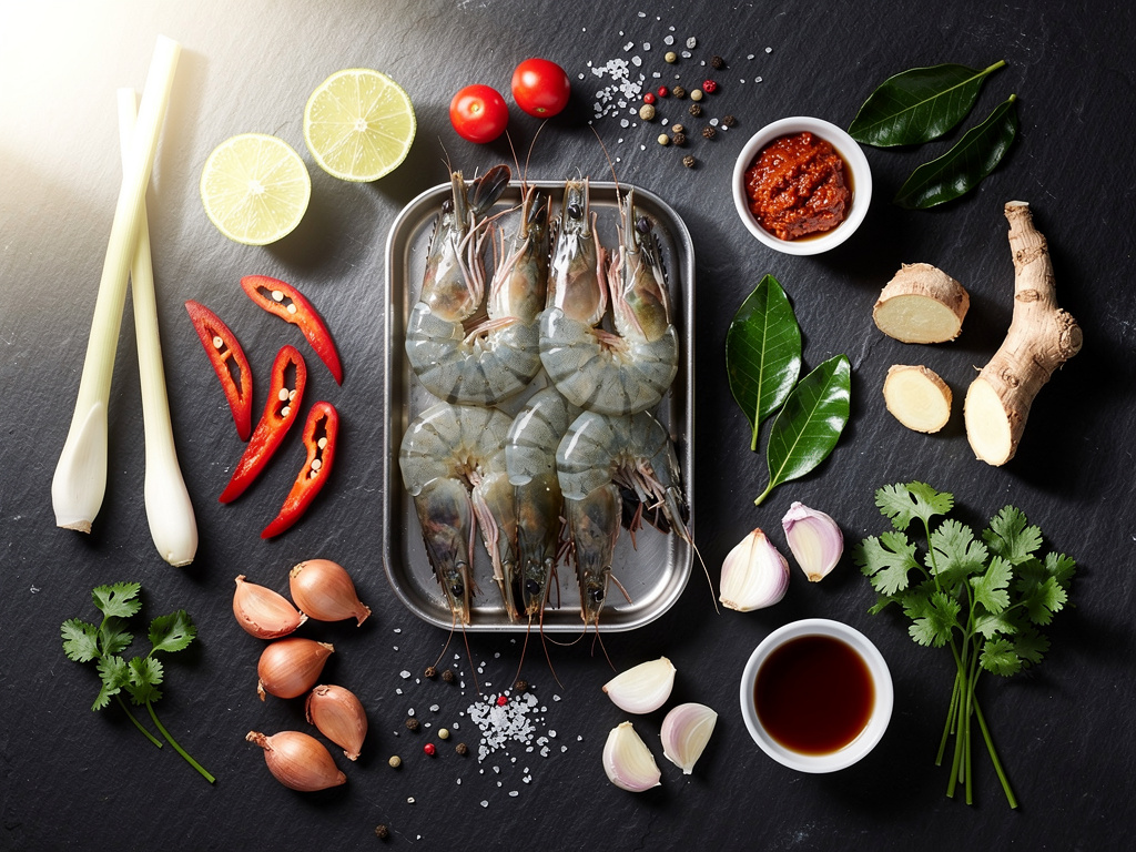 Fresh ingredients gathered and ready for this recipe.