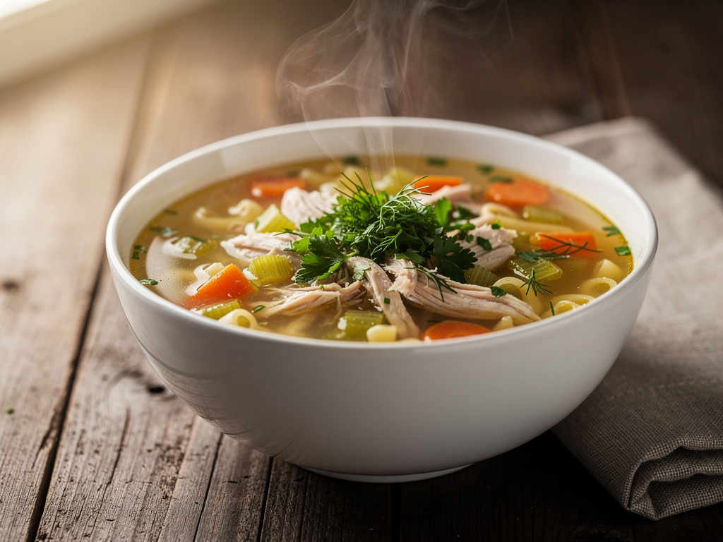 Leftover Chicken Soup