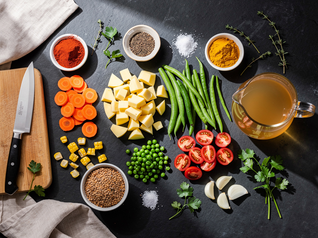 Fresh ingredients gathered and ready for this recipe.