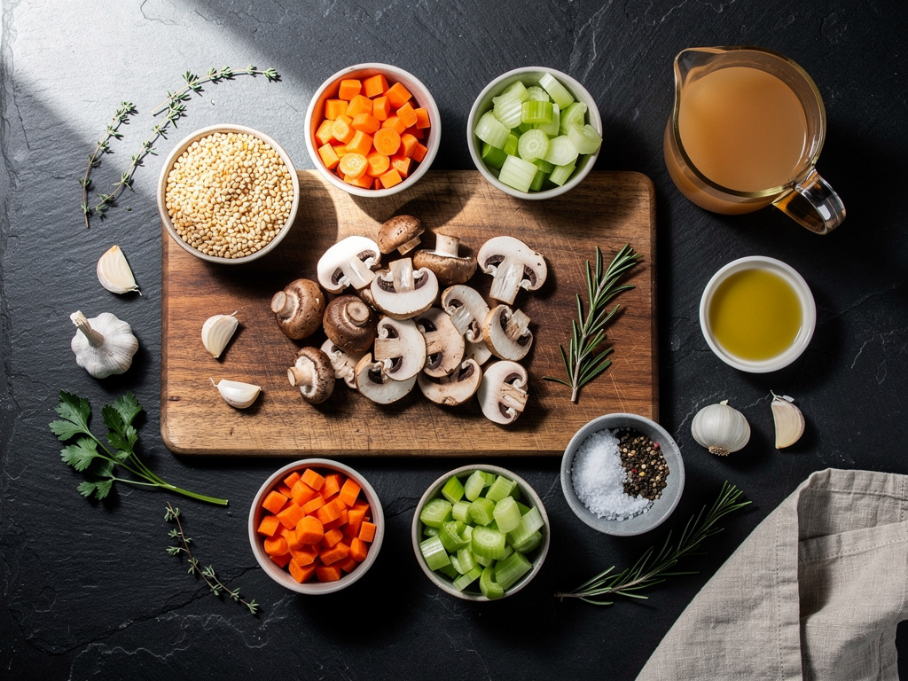 Fresh ingredients gathered and ready for this recipe.