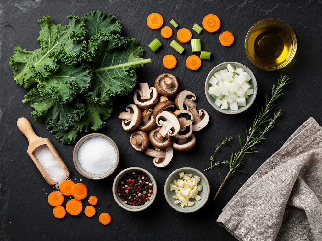 Fresh ingredients gathered and ready for this recipe.