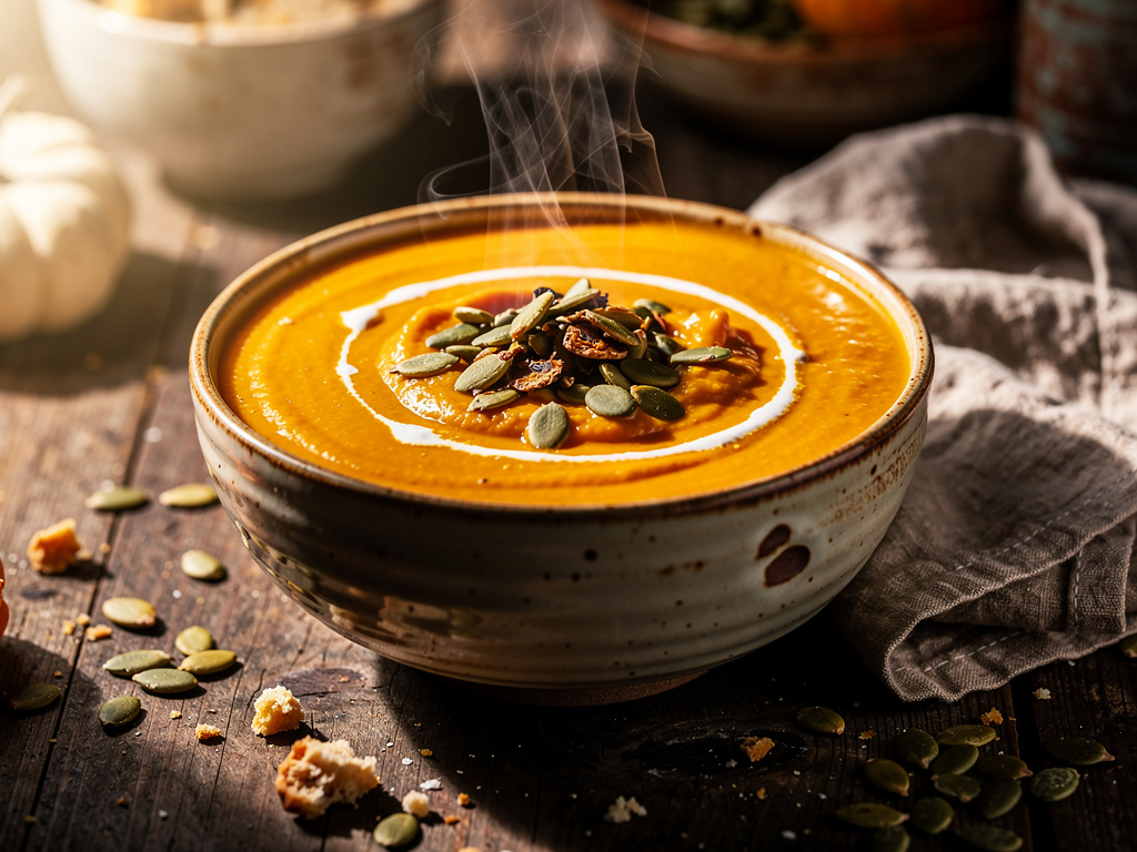 Pumpkin Sweet Potato Soup