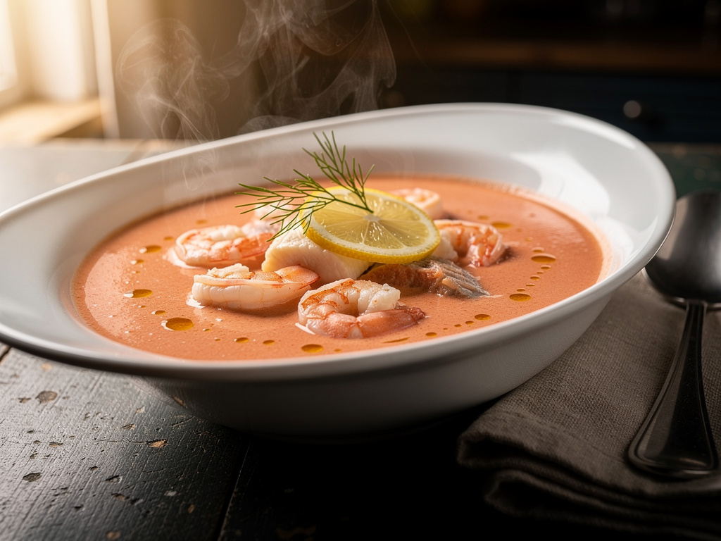 French Seafood Bisque