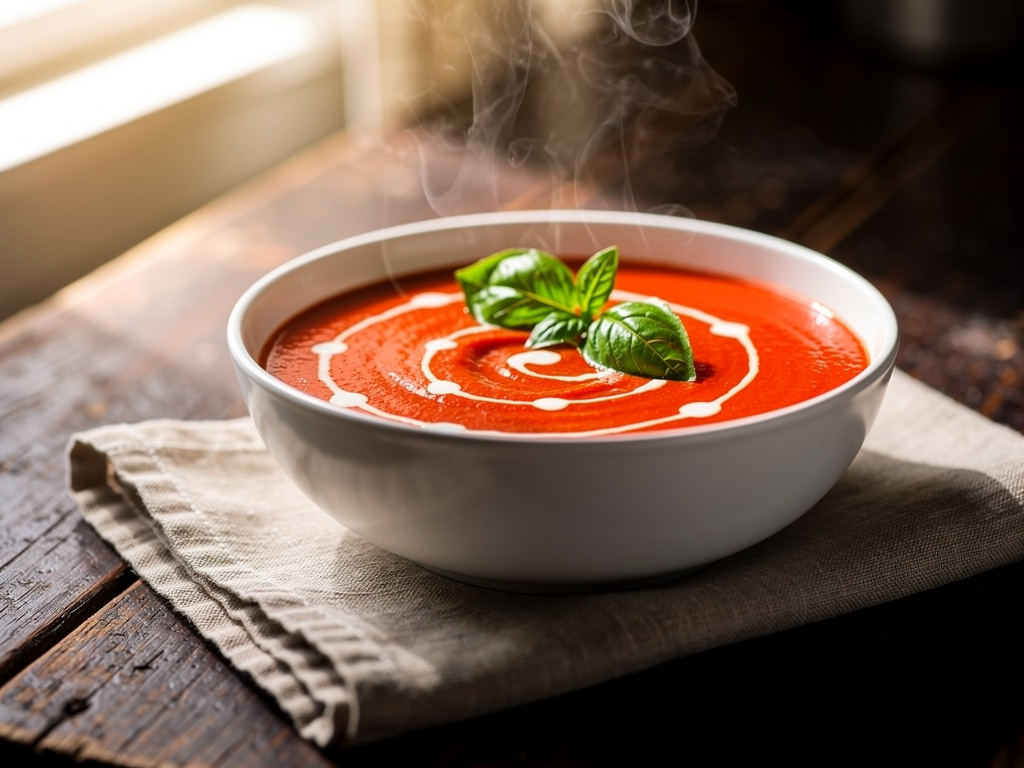 Seafood, Tomato and Garlic Soup