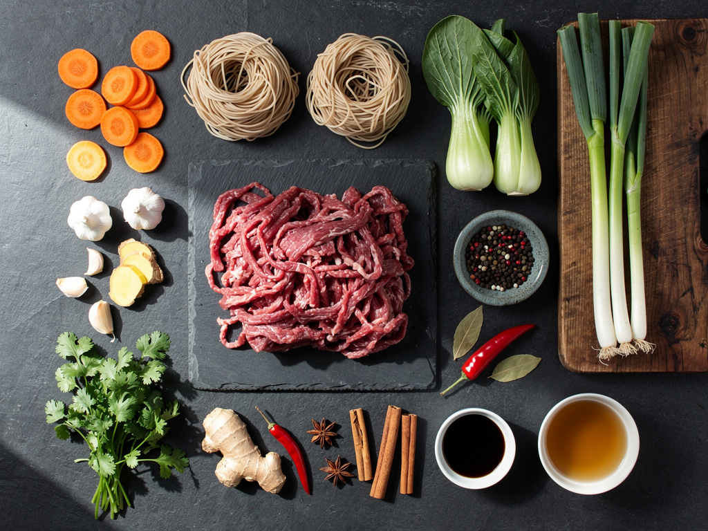 Fresh ingredients gathered and ready for this recipe.