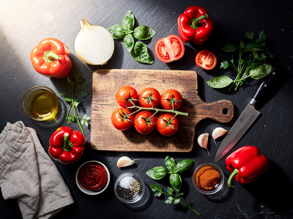 Fresh ingredients gathered and ready for this recipe.