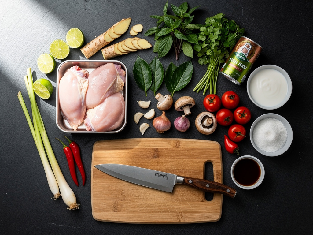 Fresh ingredients gathered and ready for this recipe.