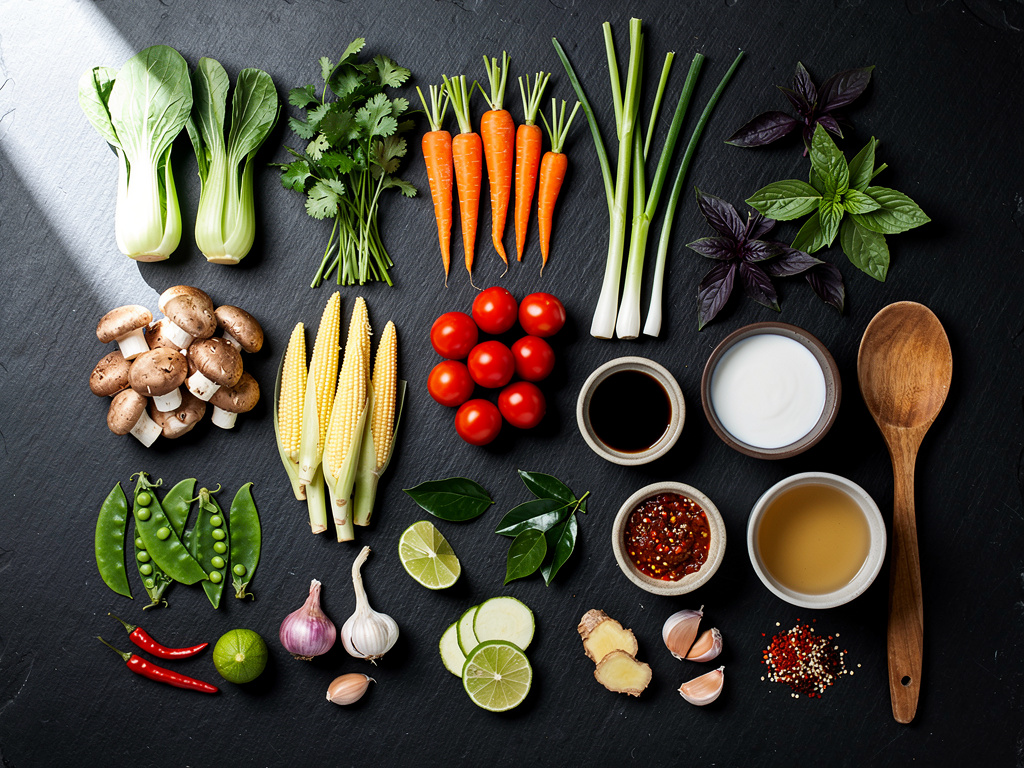 Fresh ingredients gathered and ready for this recipe.