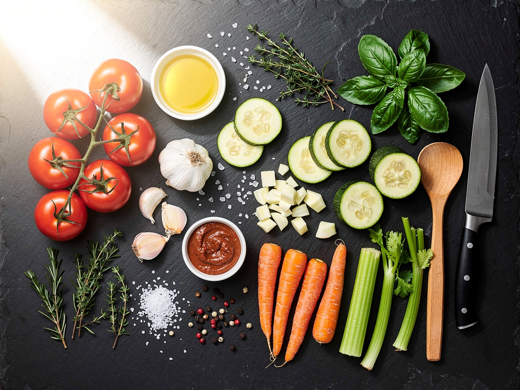 Fresh ingredients gathered and ready for this recipe.