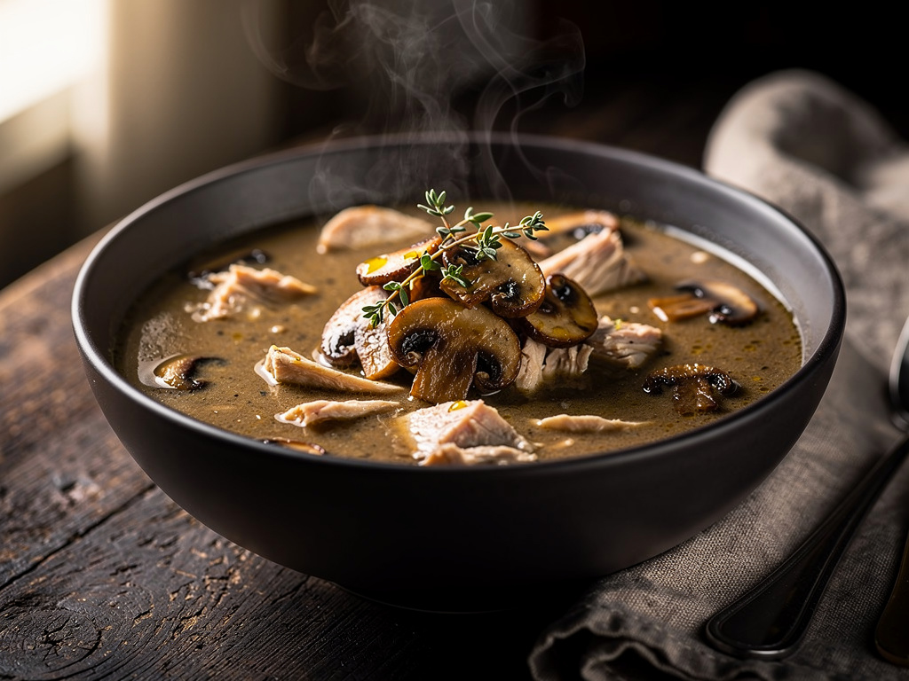 Turkey Mushroom Soup