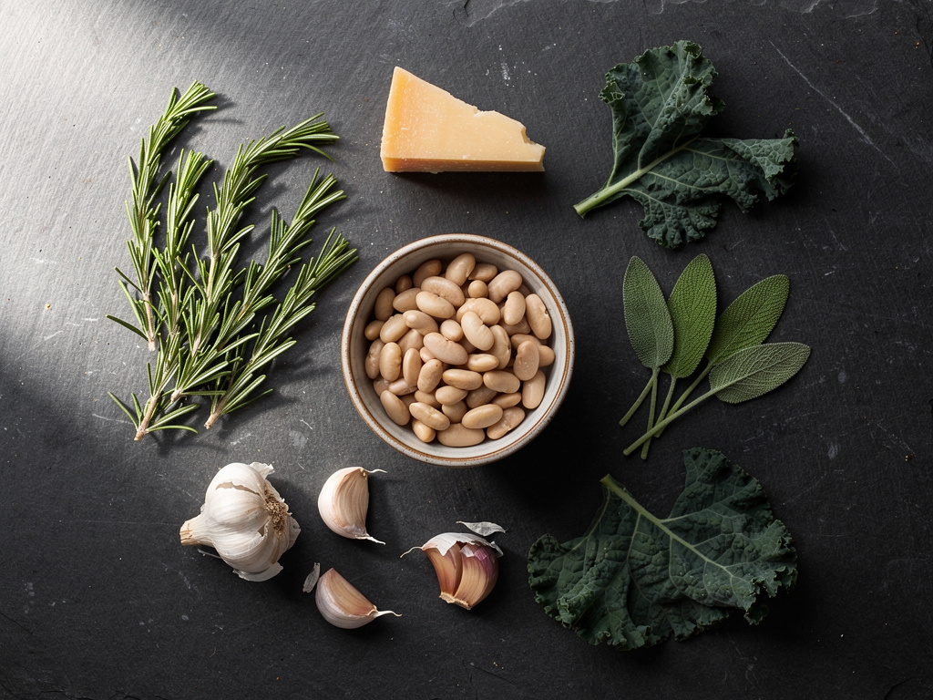 Fresh ingredients laid out and ready - mise en place makes cooking easier.